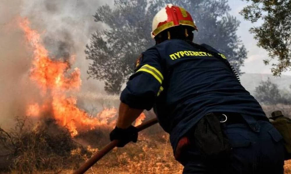 Συναγερμός στην Ηλεία - Φωτιά κοντά στον οικισμό Κορυφή